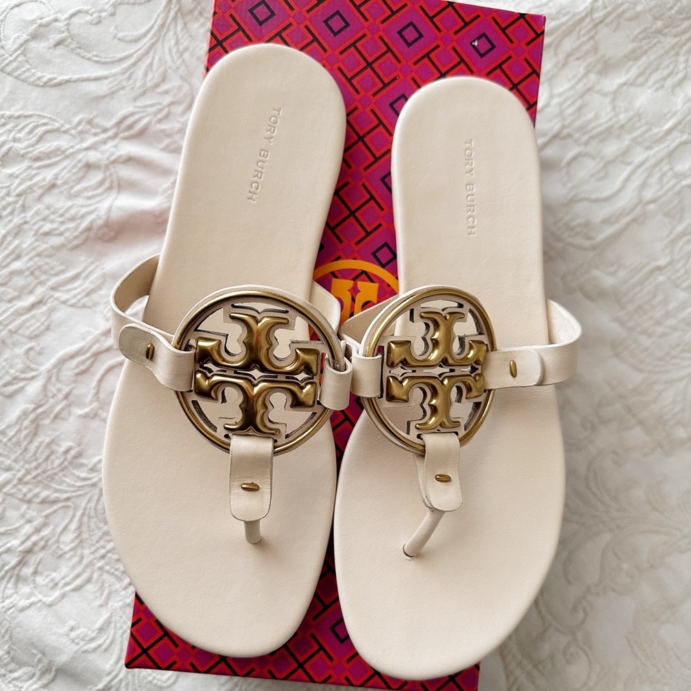 Tory Burch-METAL MILLER SOFT SANDAL
